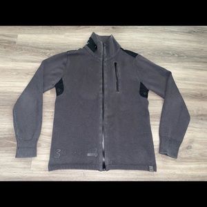 G star raw zip up sweater